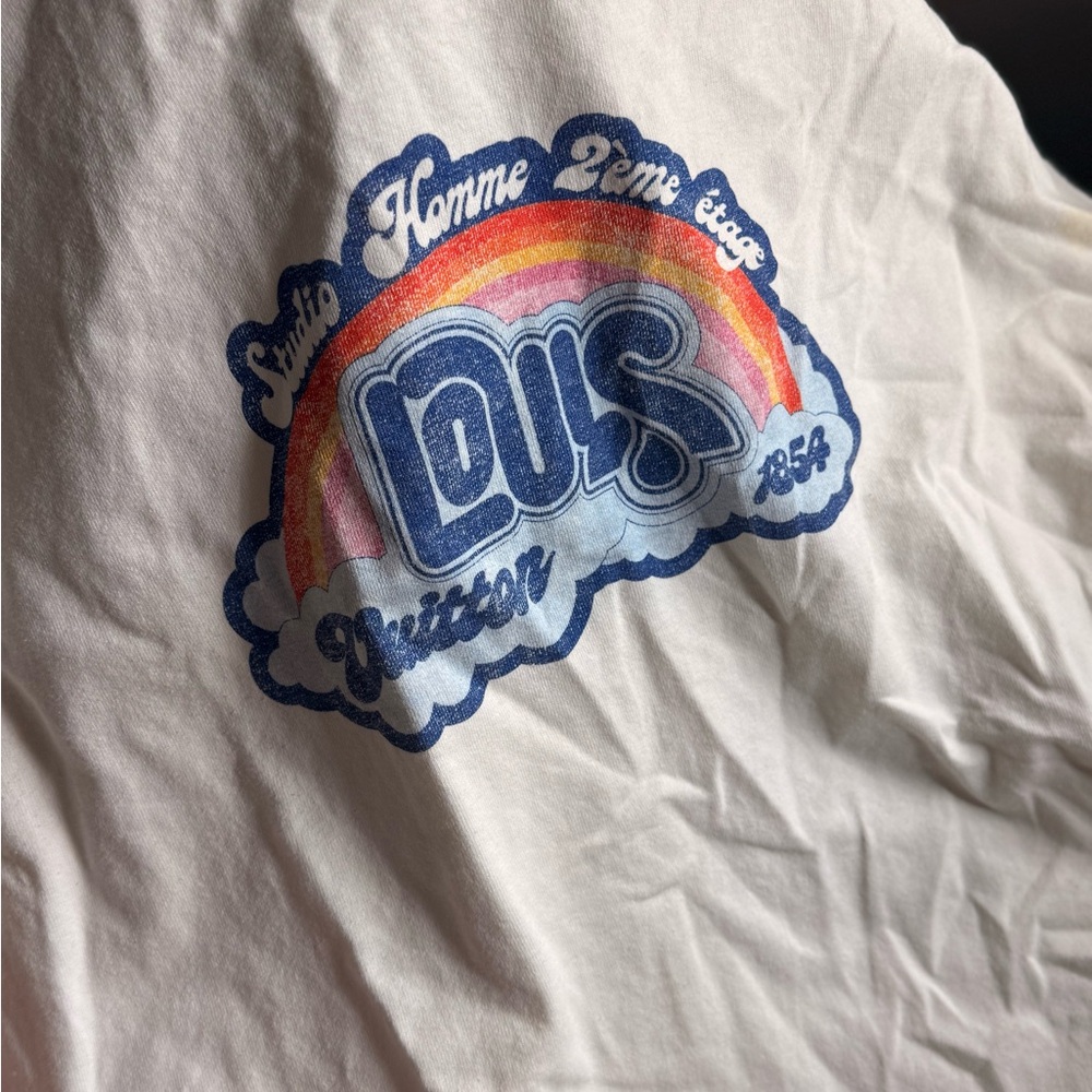 Louis Vuitton White Cotton T-Shirt